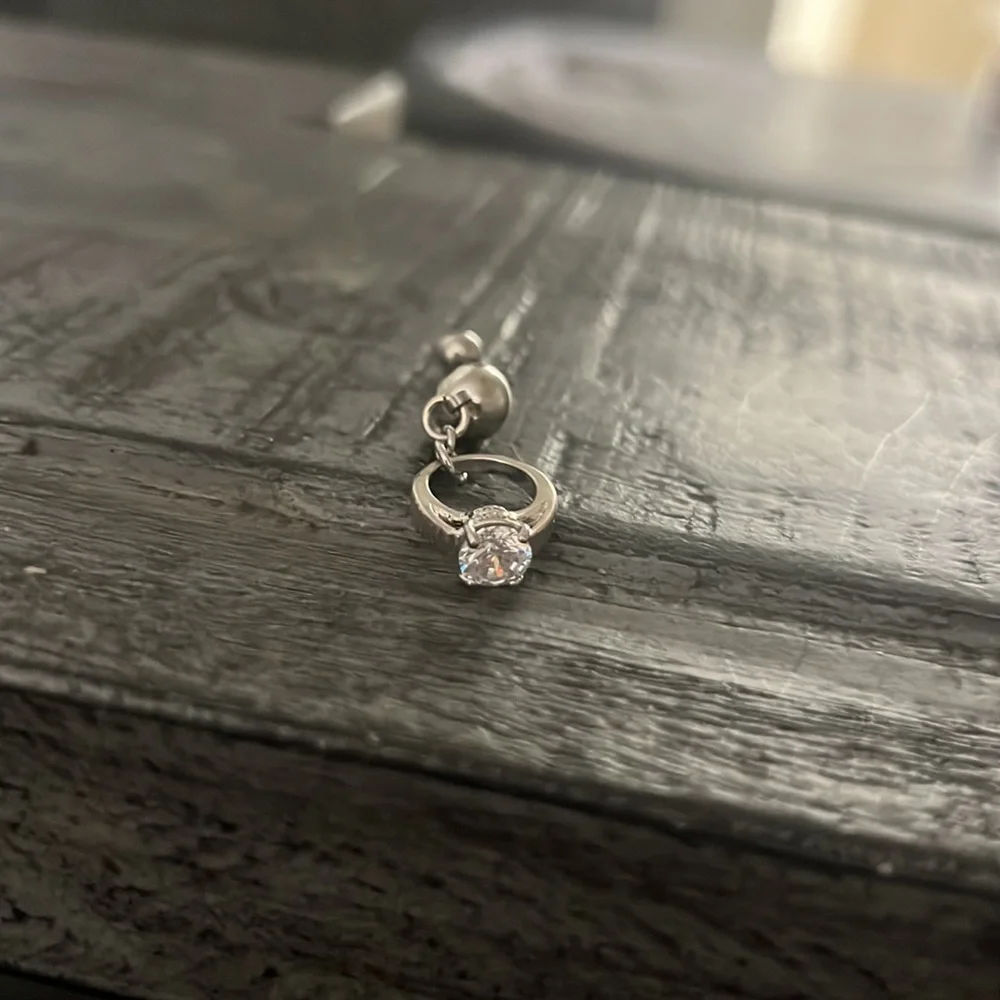 Promise ring belly button ring - Picture 3 of 4